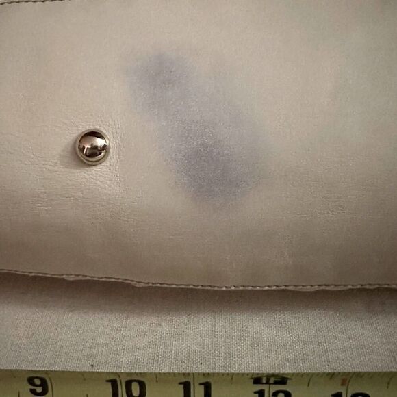 Vintage Gucci Pop Ivory leather tote bag with white bamboo handles - Picture 15 of 16